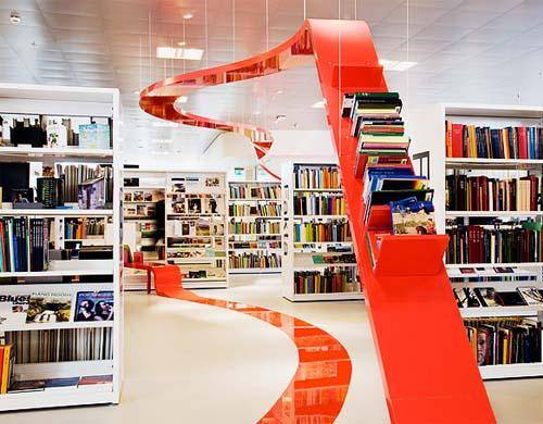 Imagem ilustrativa da biblioteca pública de Stutgart na Alemnha.