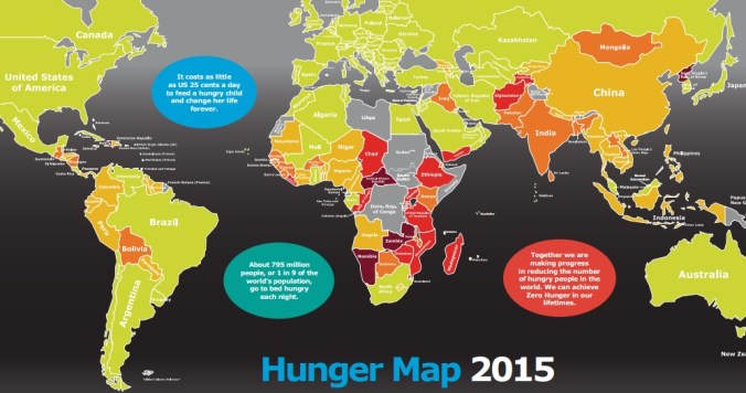 Mapa mundial da fome
