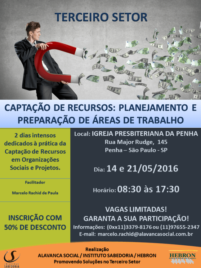 Cartaz Curso Captação _Igreja Prebiteriana_SP_maio16